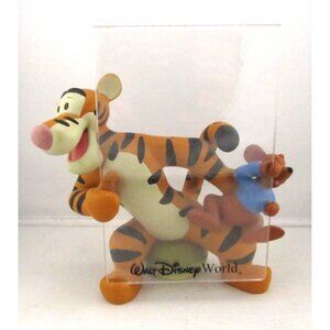 Disney Tigger & Roo 3D peekaboo frame 4 x 6 Figure Disneyworld Winnie The Pooh